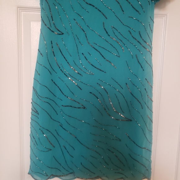 NWT Sanctuary Sequin Beaded Cocktail Dress - Picture 9 of 16